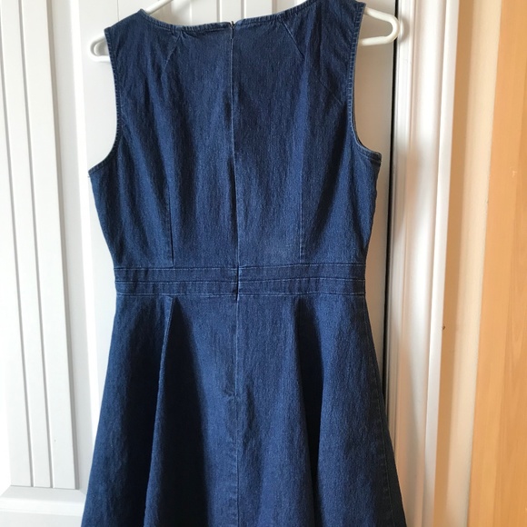 Denim fit and flare dress - Picture 2 of 2